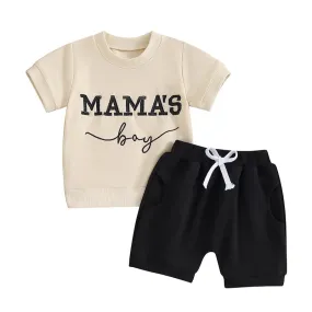 2Pcs 0-3Y Summer Baby Boy Short Sleeve Outfits Set