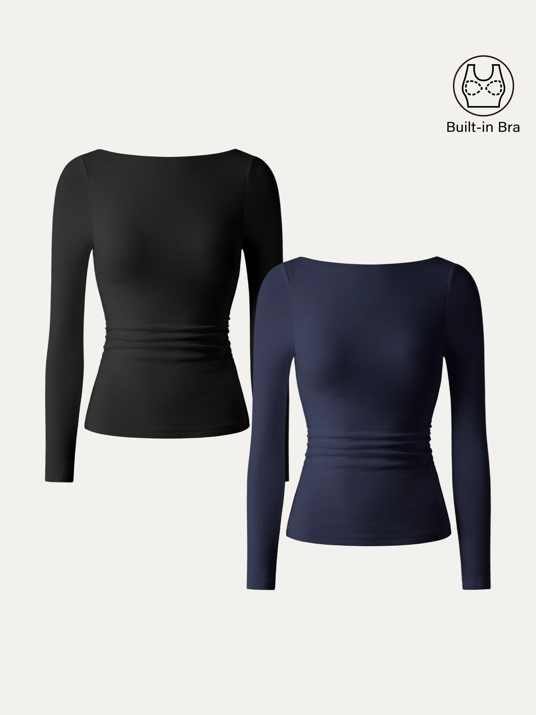 2Pcs Set Open-Back Brami Top