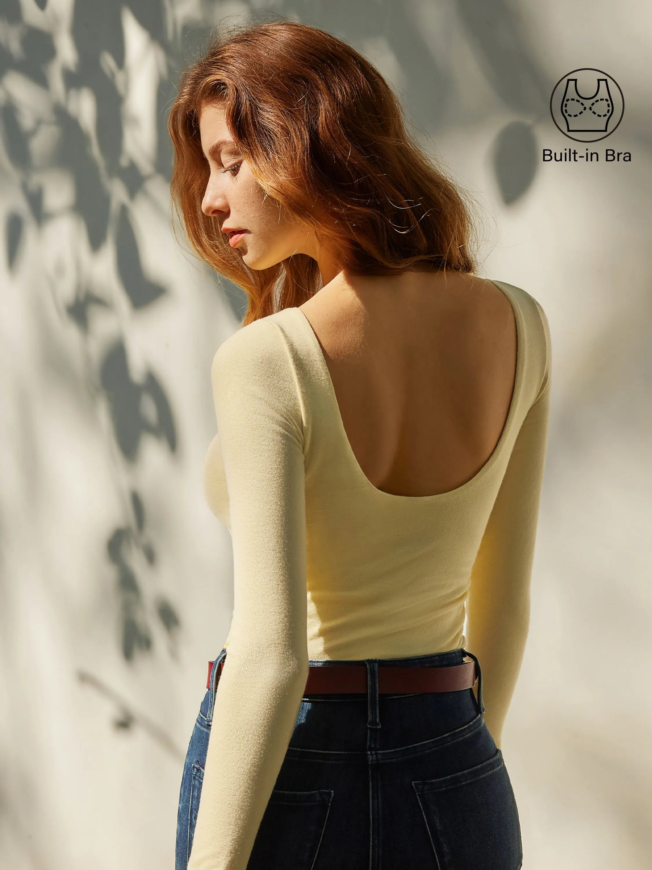 2Pcs Set Open-Back Brami Top