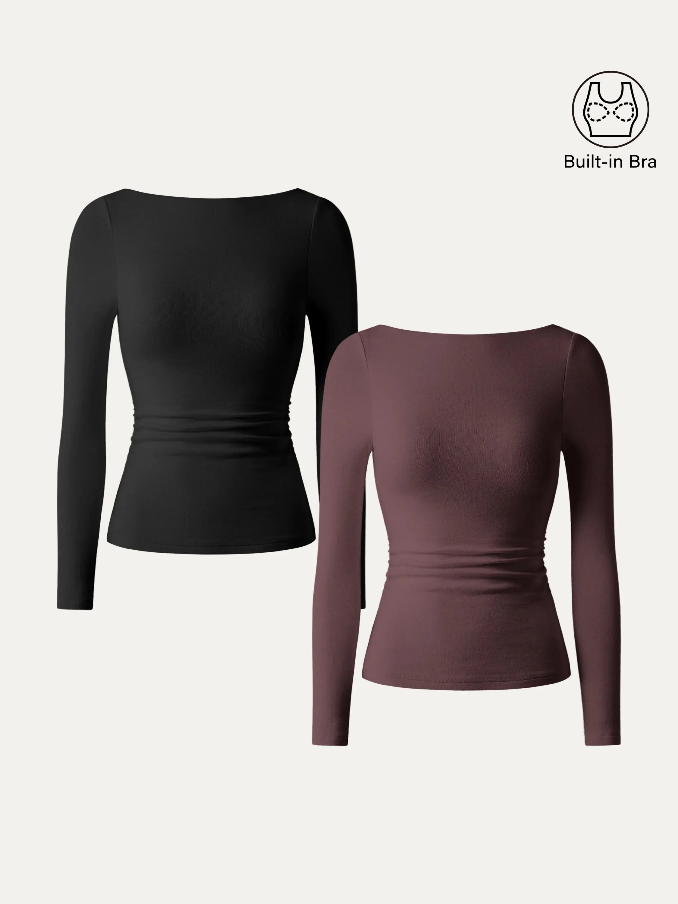 2Pcs Set Open-Back Brami Top