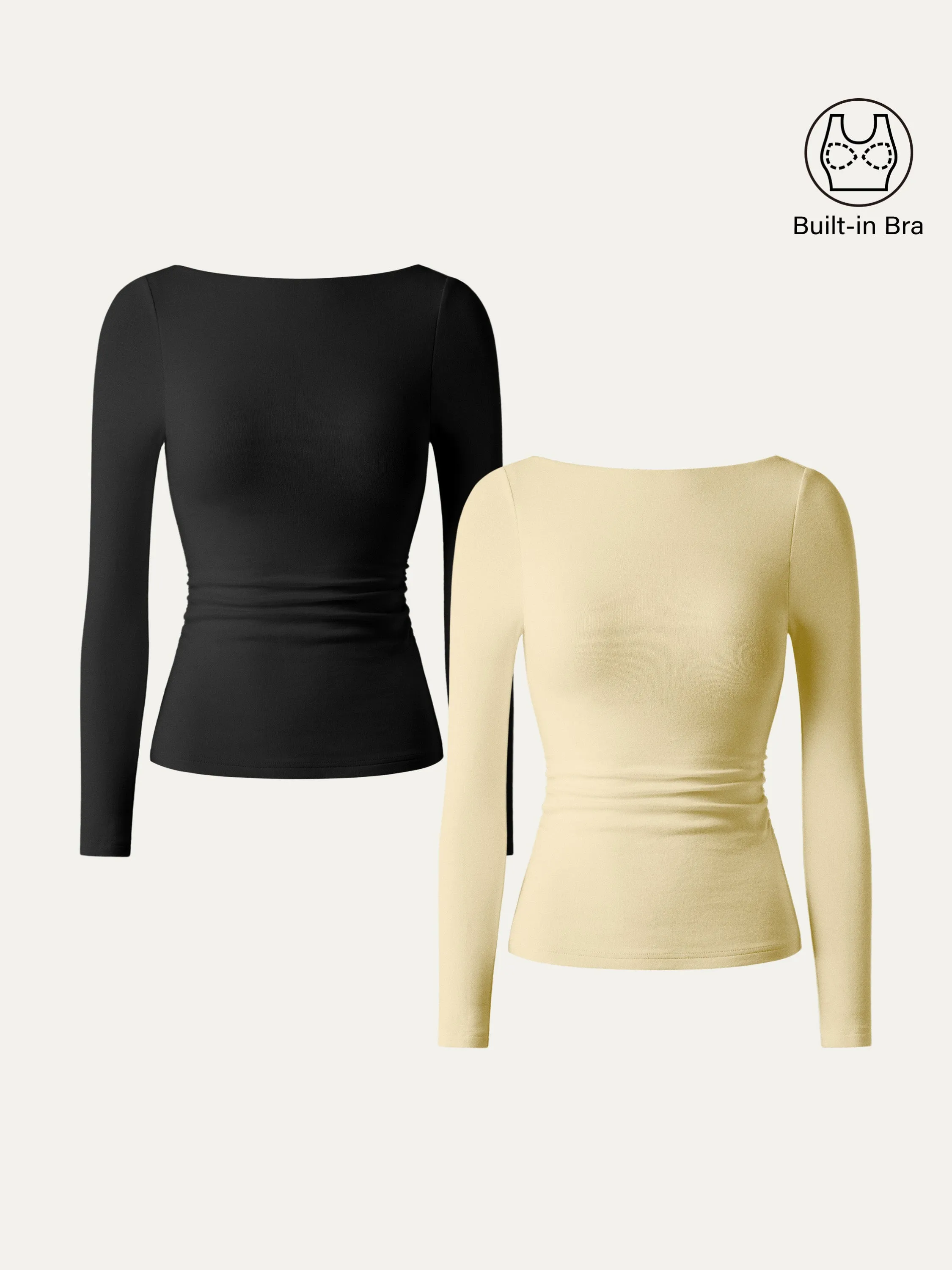 2Pcs Set Open-Back Brami Top