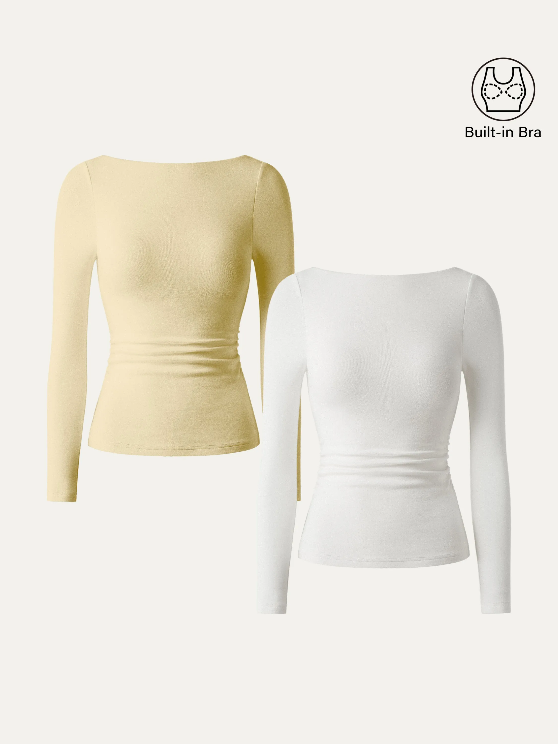 2Pcs Set Open-Back Brami Top