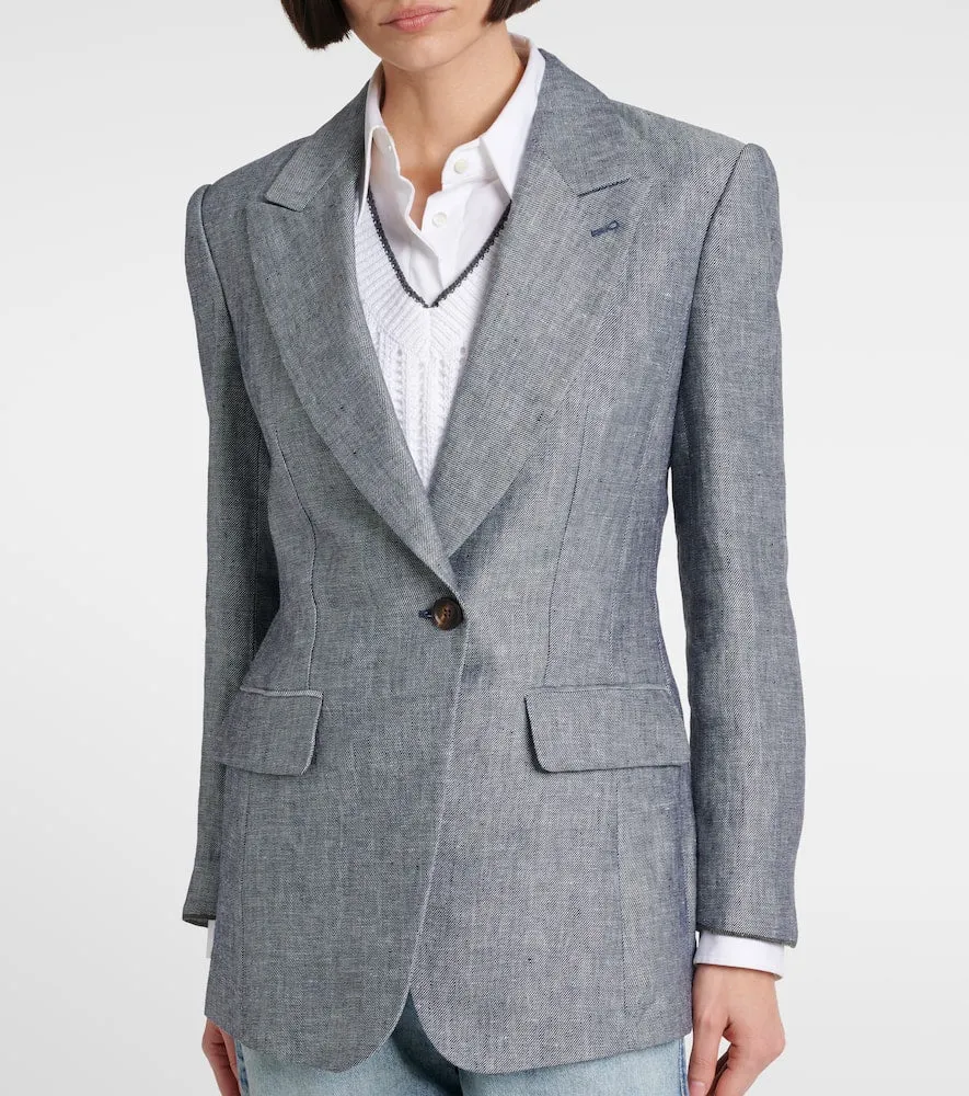 Brunello Cucinelli Hemp and linen blazer