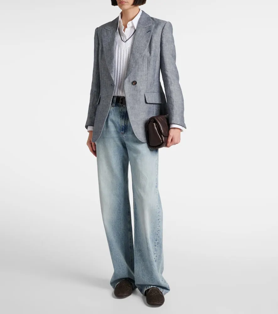 Brunello Cucinelli Hemp and linen blazer