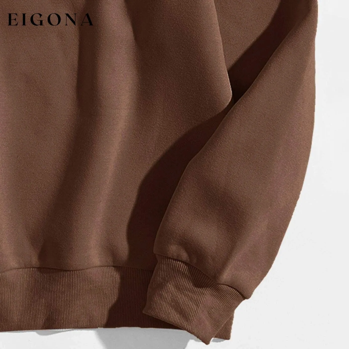 Cartoon Graphic Thermal Lined Oversized Sweatshirt