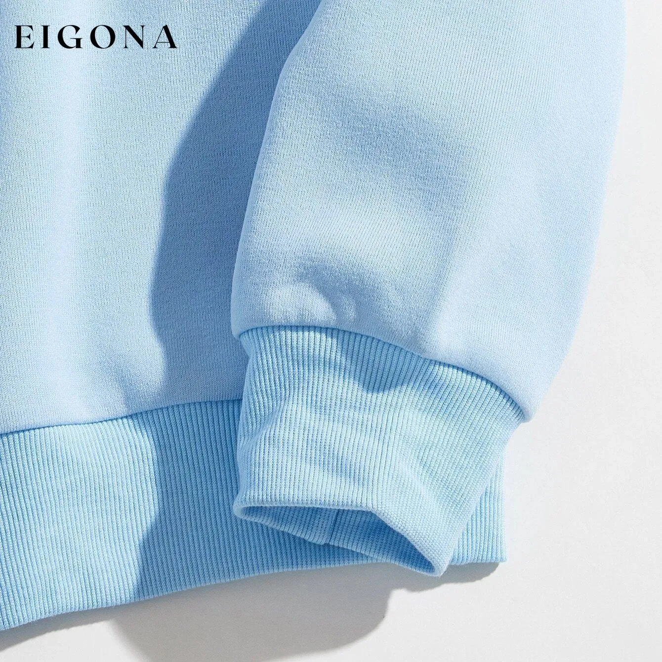 Cartoon Graphic Thermal Lined Oversized Sweatshirt