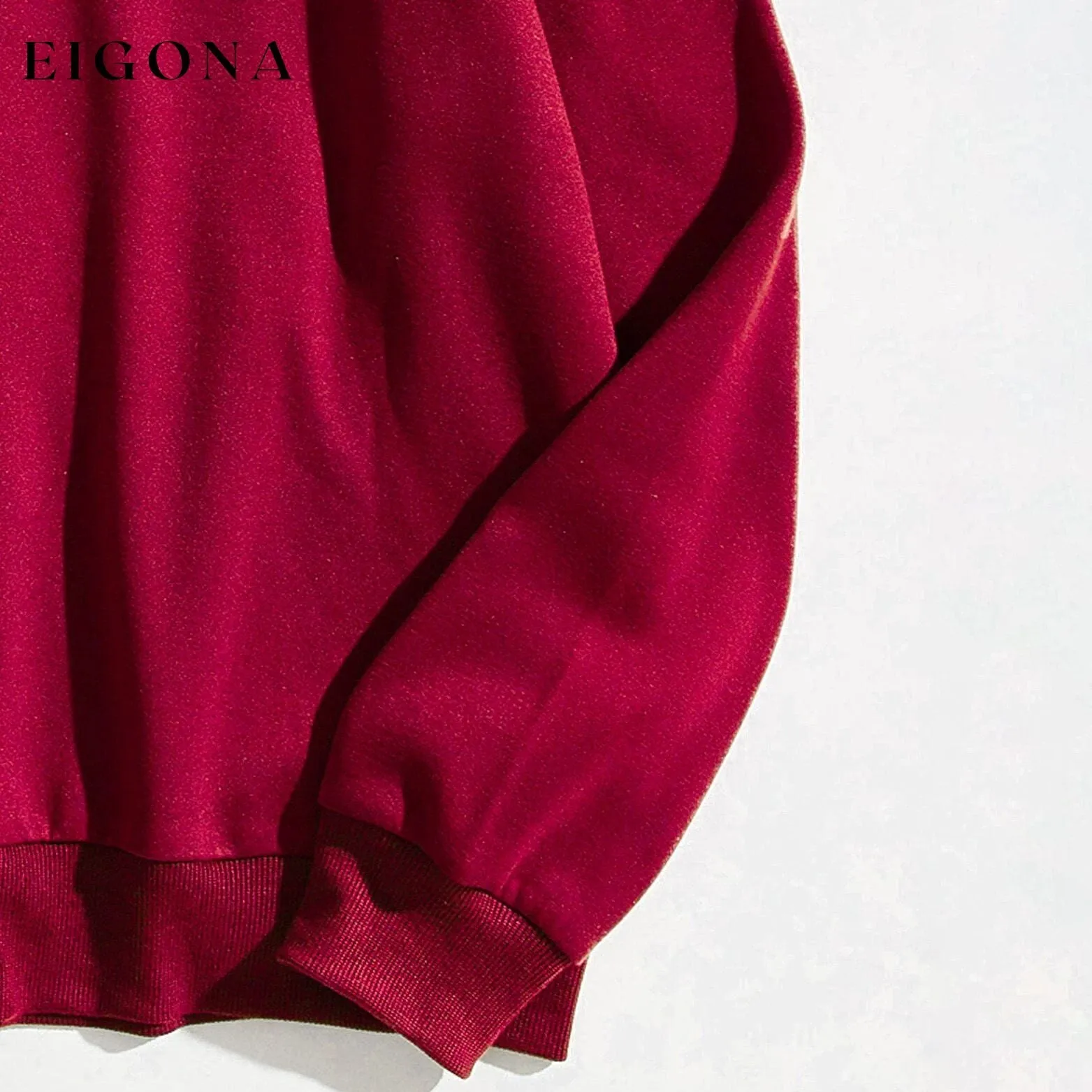 Cartoon Graphic Thermal Lined Oversized Sweatshirt