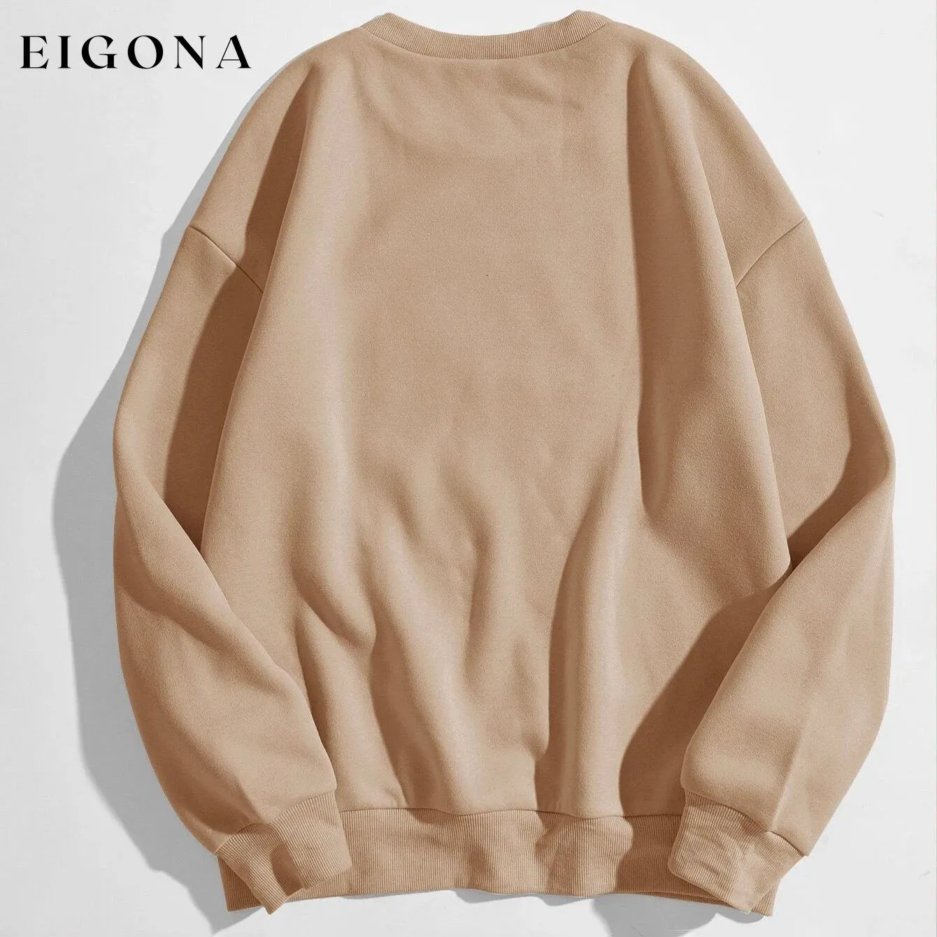 Cartoon Graphic Thermal Lined Oversized Sweatshirt