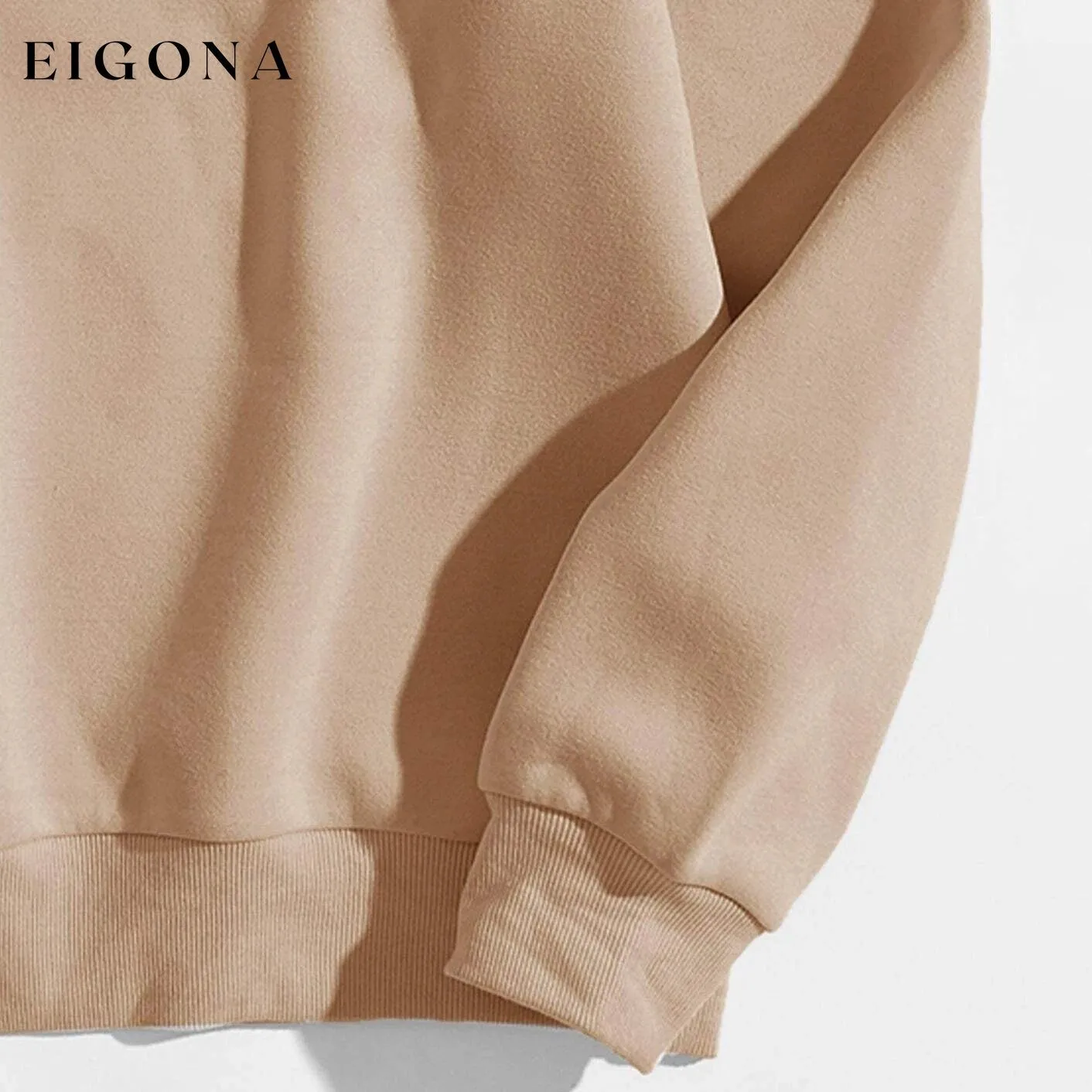 Cartoon Graphic Thermal Lined Oversized Sweatshirt