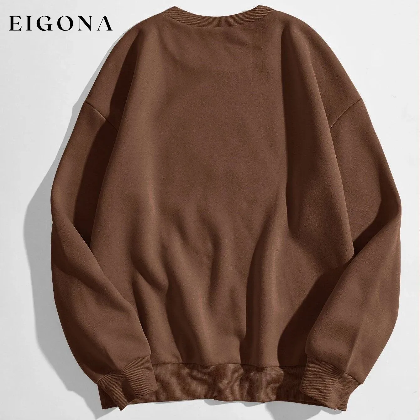 Cartoon Graphic Thermal Lined Oversized Sweatshirt