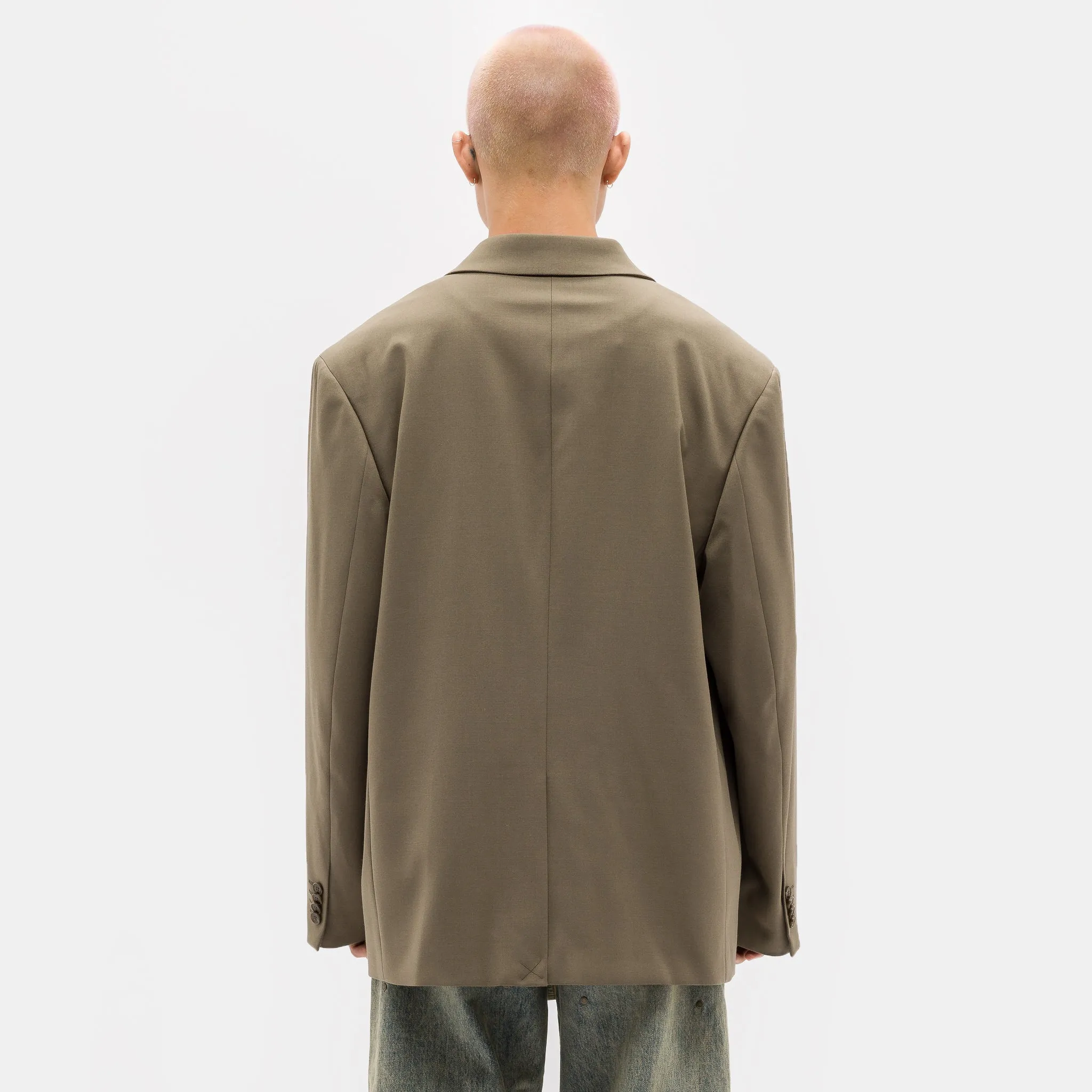 Double Breasted Blazer in Brown