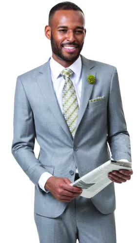 EJ Samuel M18013-GR Mens Suit
