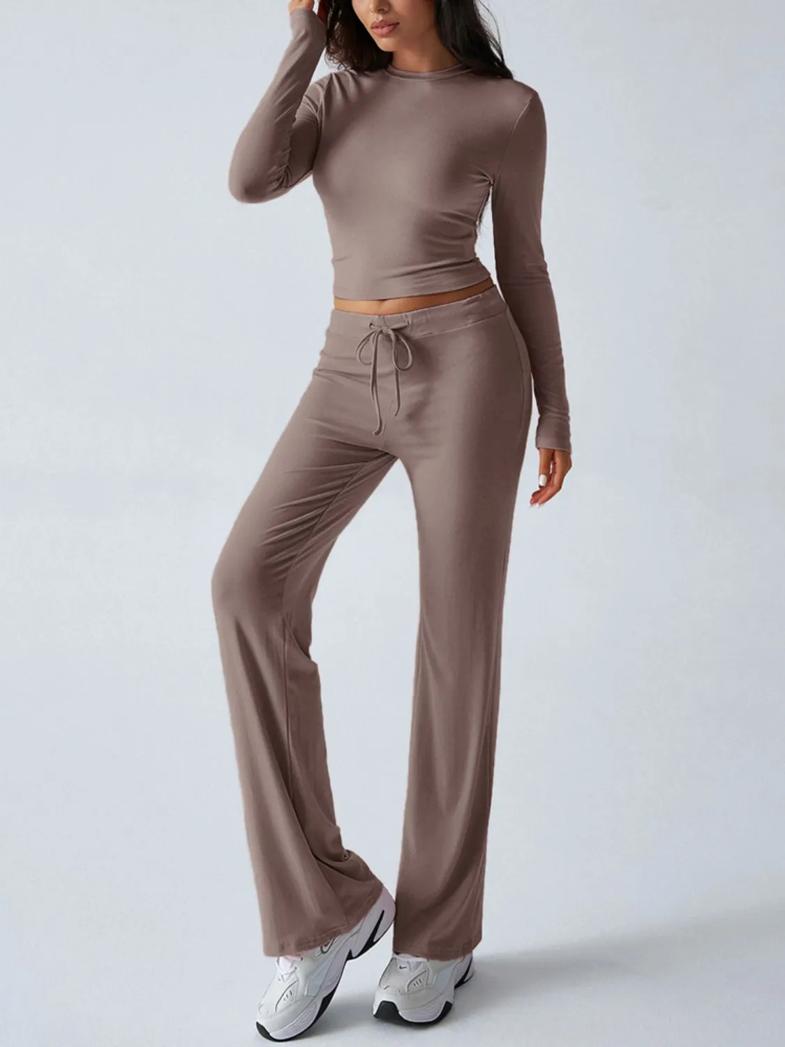 Long Sleeve Top and Loungewear Pants Set