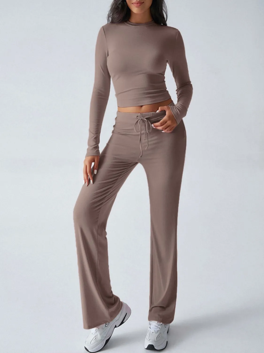 Long Sleeve Top and Loungewear Pants Set