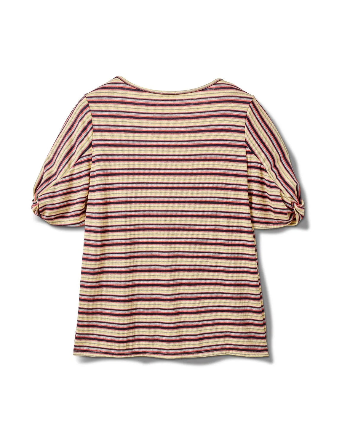 Rib Stripe Thermal Tee