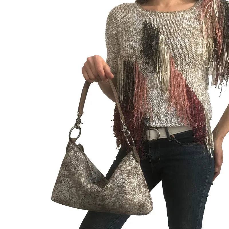 Slouchy Bag - Vintage Spring Floral Plush