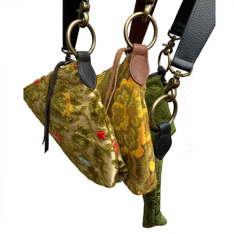 Slouchy Bag - Vintage Yellow Floral