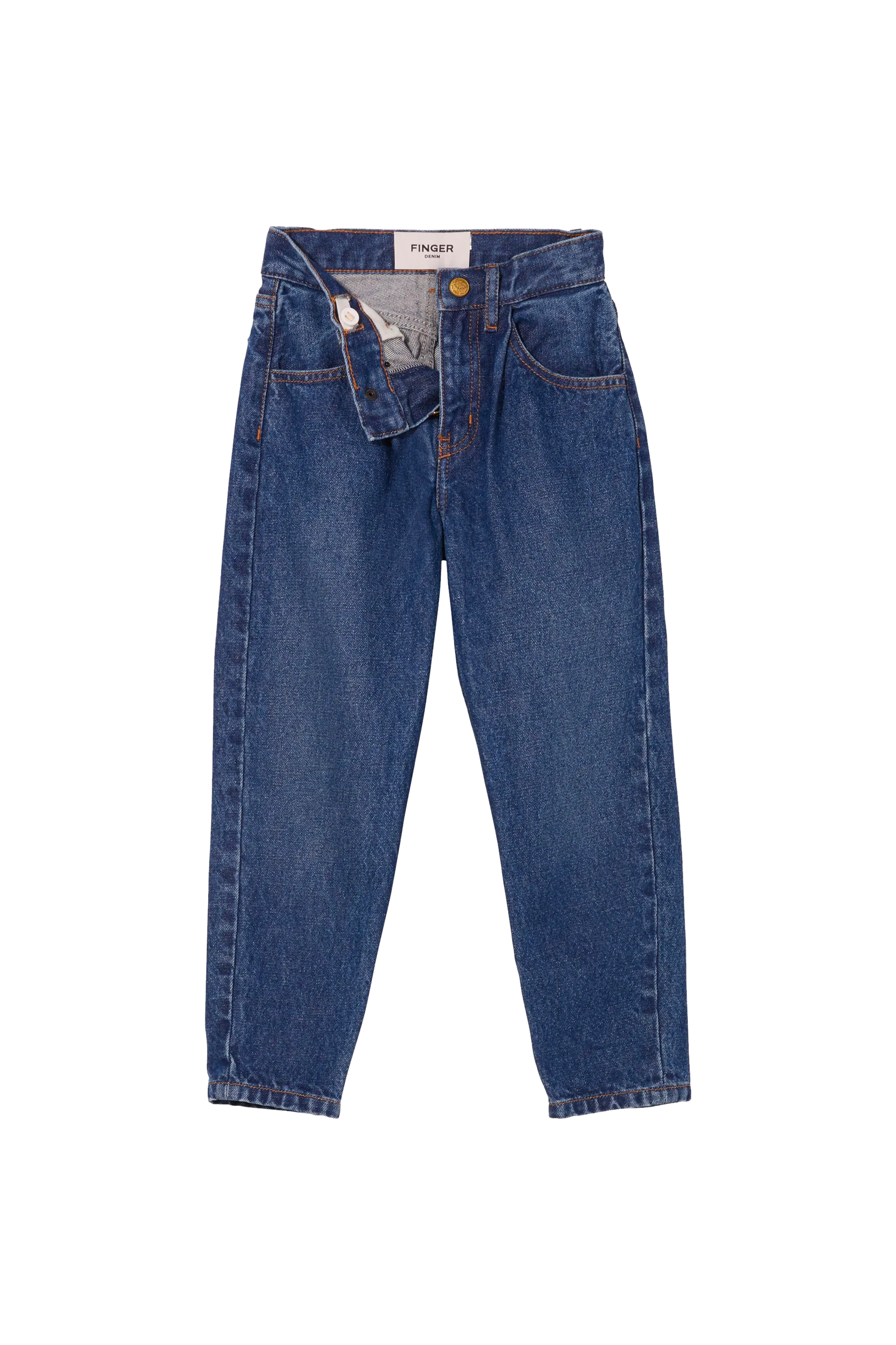 SOLANGE Medium Blue - Slouchy Fit Jeans