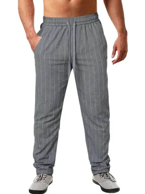 Striped Drawstring Pants