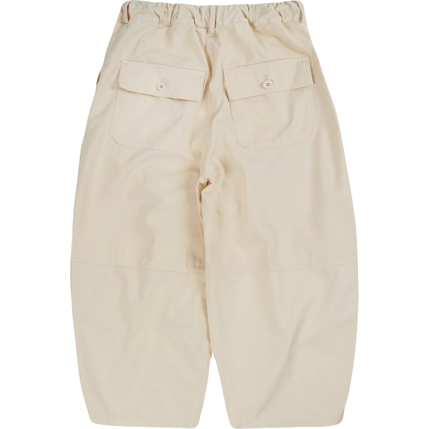 Twill Balloon Pants - Ivory
