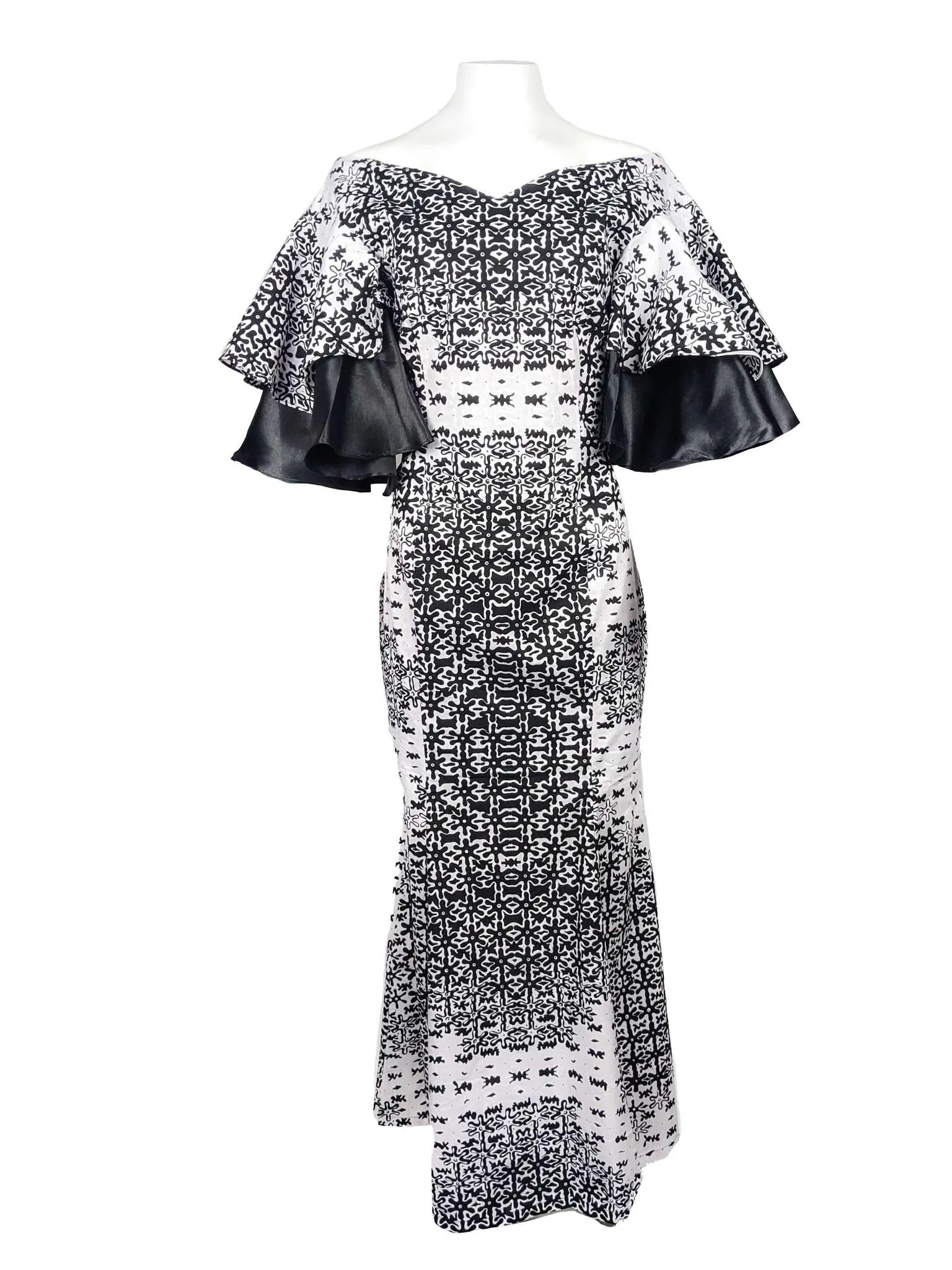 Women's Off-Shoulder Flair Dress