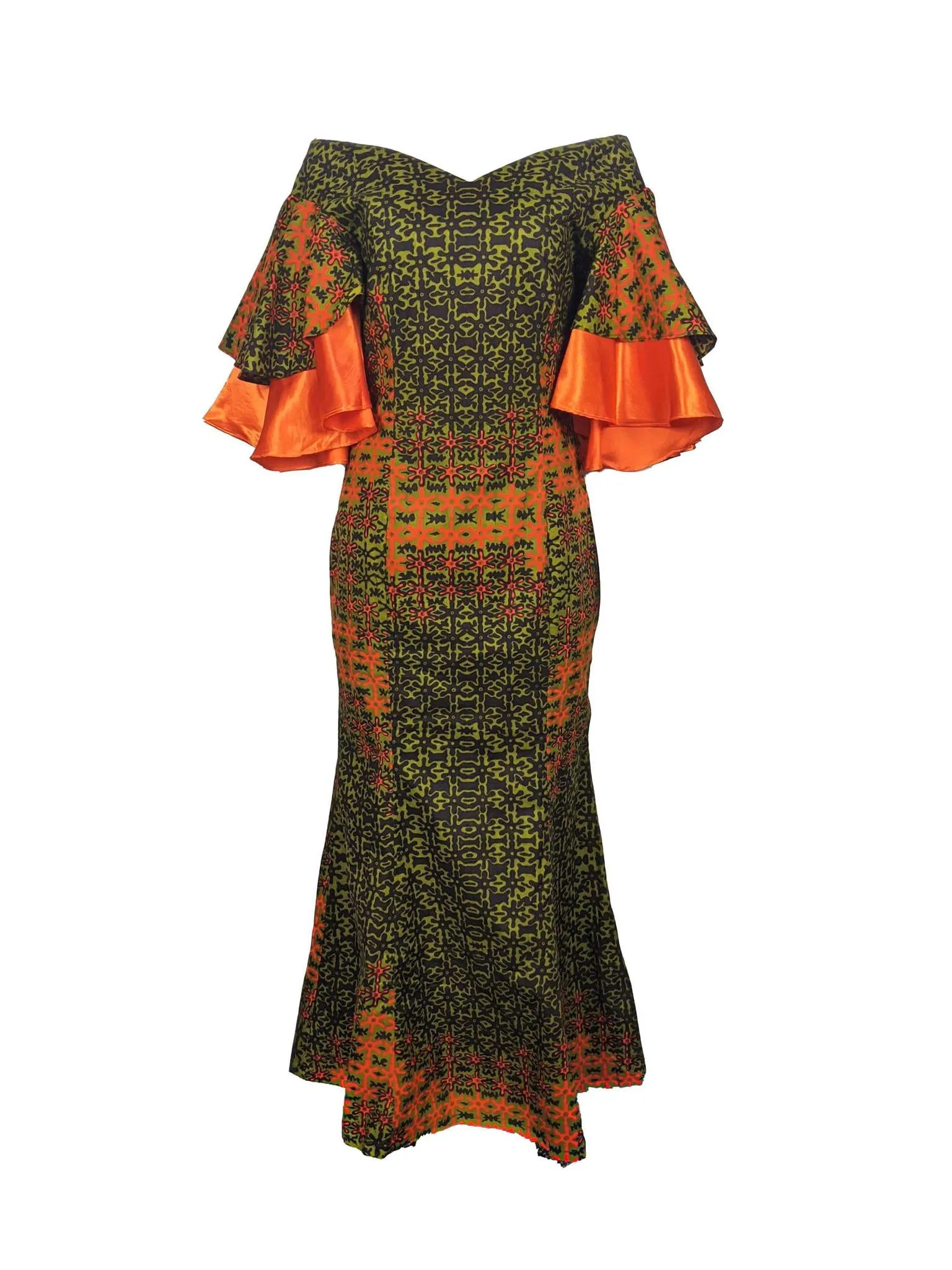 Women's Off-Shoulder Flair Dress